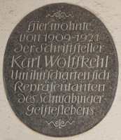 Gedenktafel - Karl Wolfskehl