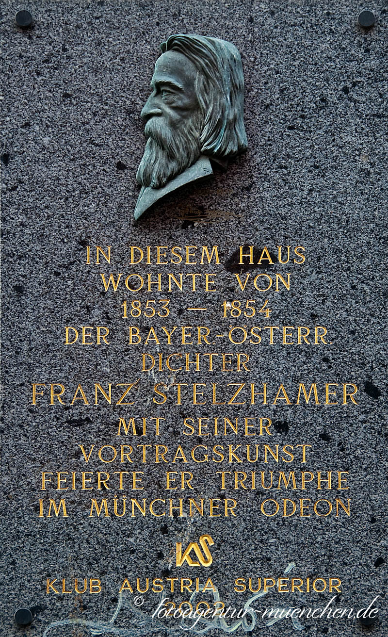 Franz Stelzhammer – Denkmal/Kunstwerk in München