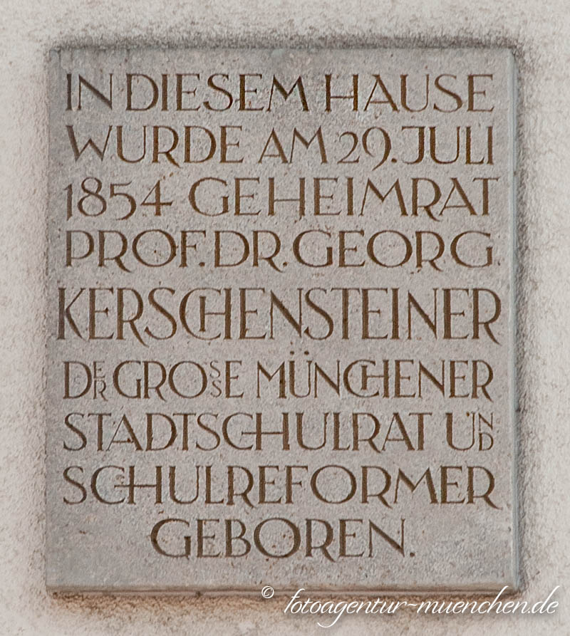 Georg Kerschensteiner – Denkmal/Kunstwerk in München