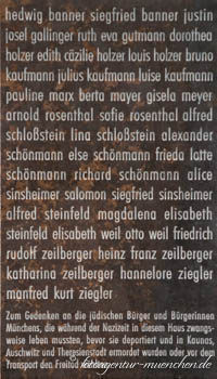 Gedenktafel Jakob-Klar-Straße