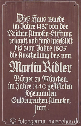 Martin Ridler – Denkmal/Kunstwerk in München