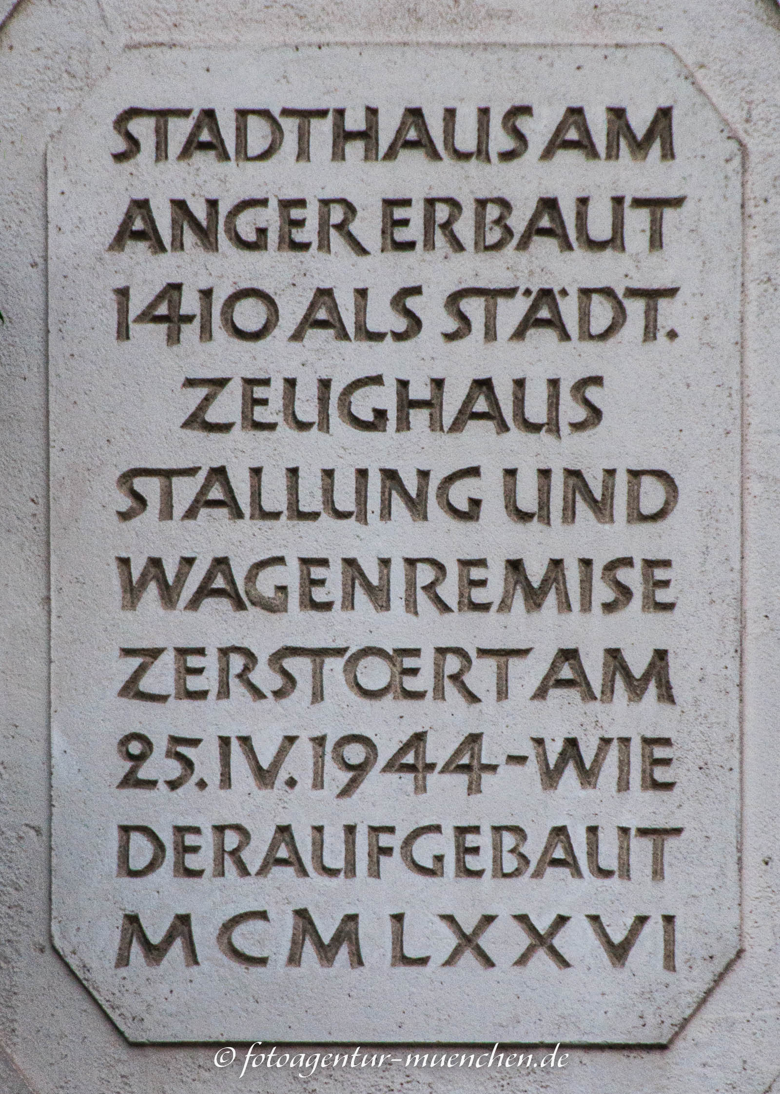 Gedenktafel - Stadthaus