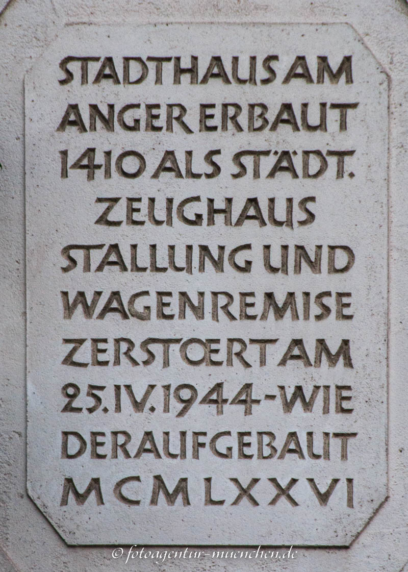 Gedenktafel - Stadthaus – Denkmal/Kunstwerk in München
