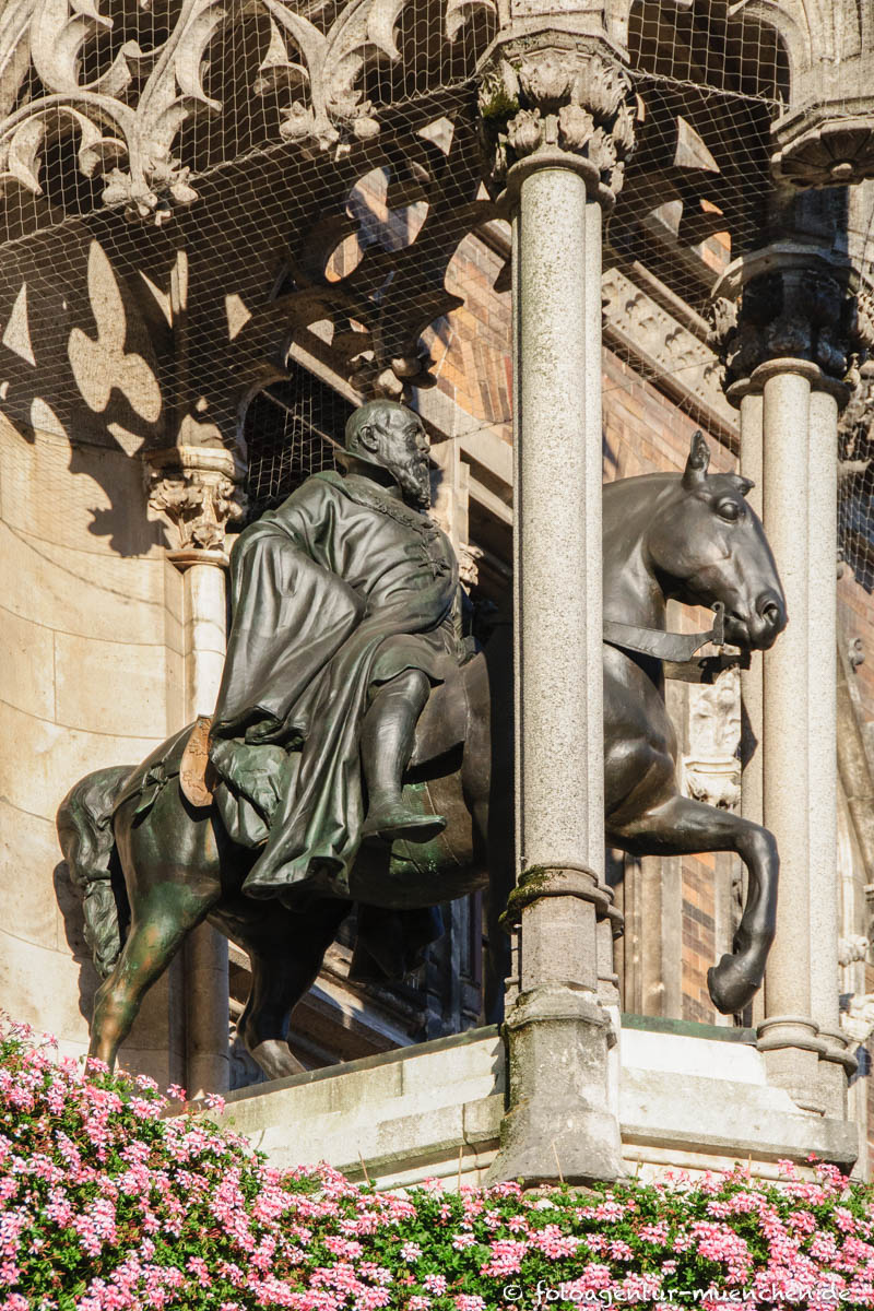 Reiterstandbild Luitpold von Bayern - Miller d.J. Ferdinand Freiherr von – Denkmal/Kunstwerk in München