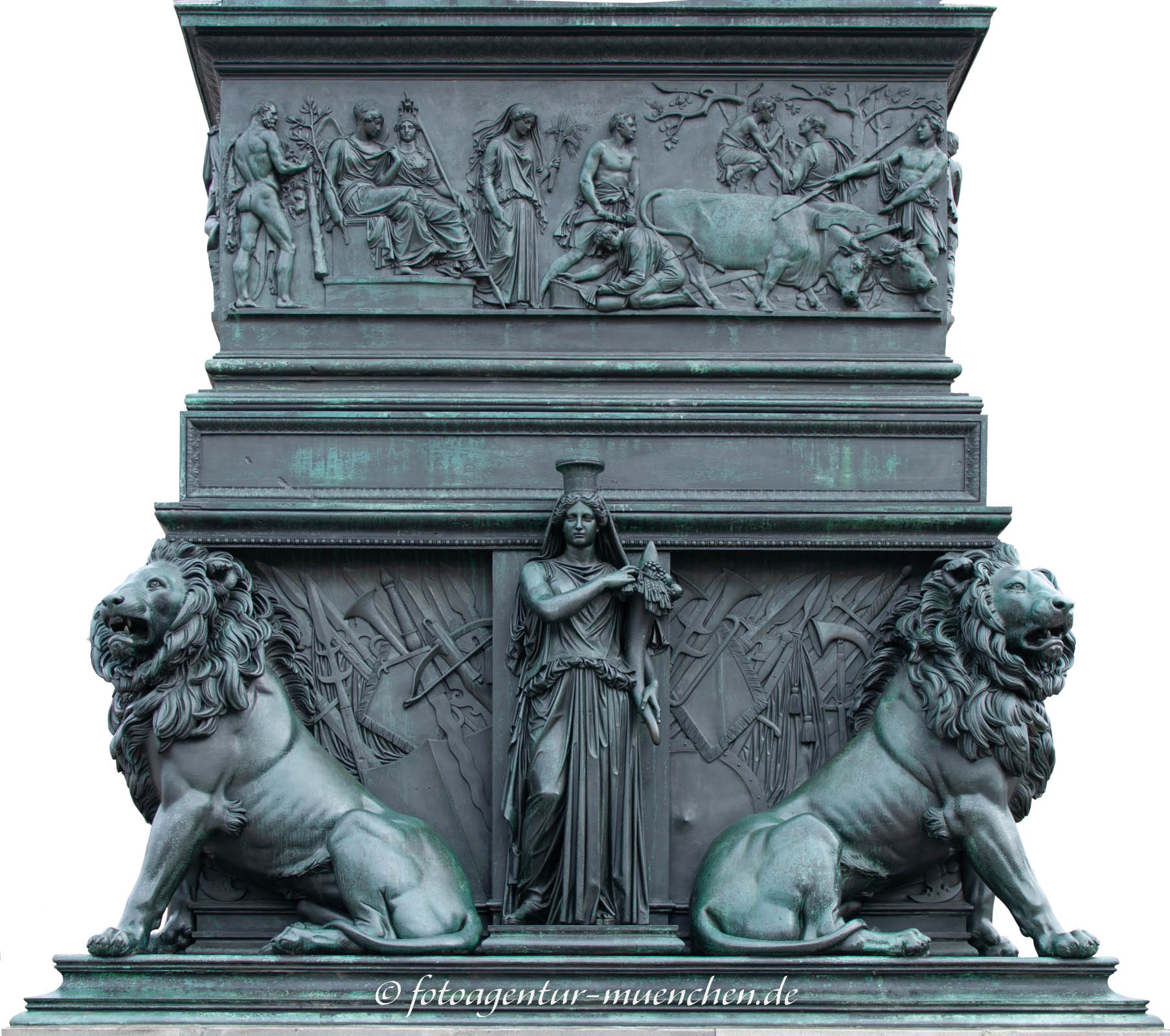 Max-Joseph-Denkmal - Südseite