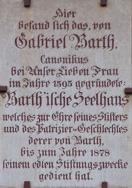 Barthsches Seelhaus – Denkmal/Kunstwerk in München