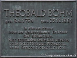 Gerhard Willhalm – Gedenktafel - Theobald Böhm