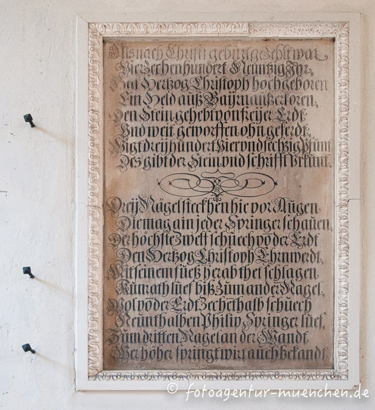 Herzog Christoph der Starke – Denkmal/Kunstwerk in München
