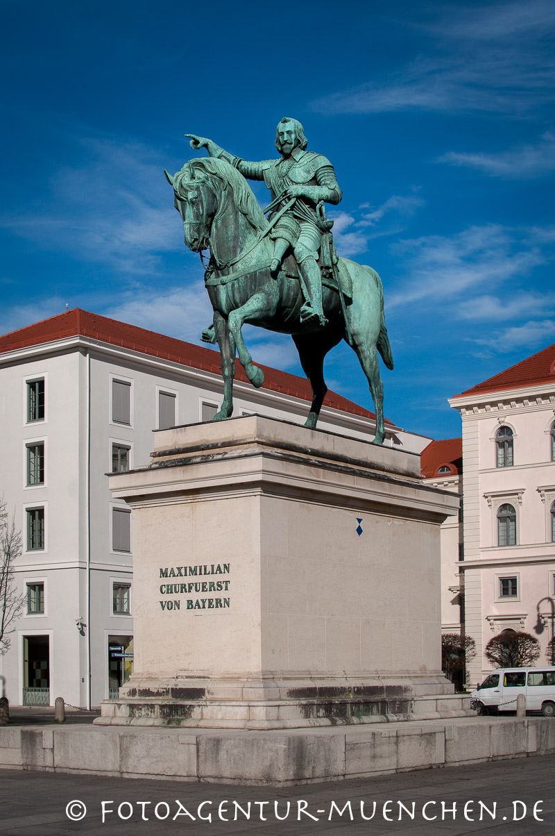 Reiterdenkmal für Kurfürst Maximilian I. - Thorwaldsen Bertel – Denkmal/Kunstwerk in München