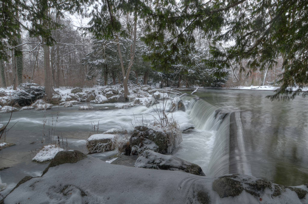 Wasserfall - Emglischer Garten