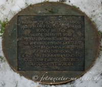 Gedenktafel Schuttblume