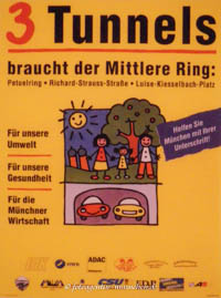 Gerhard Willhalm - Plakat - Bürgerentscheid 3 Tunnel