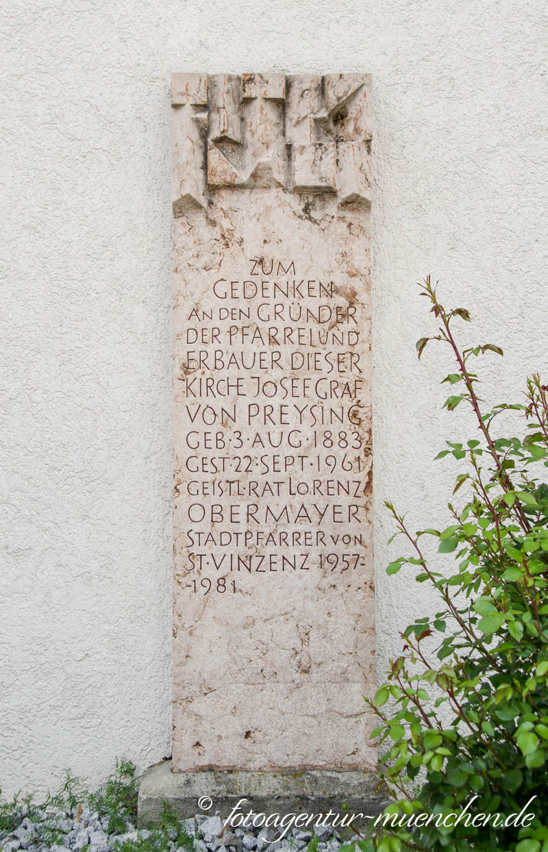 Gedenkstein - Josef Graf von Preysing – Denkmal/Kunstwerk in München