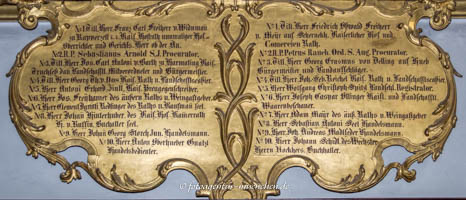 Votivtafel - Schwedengeiseln