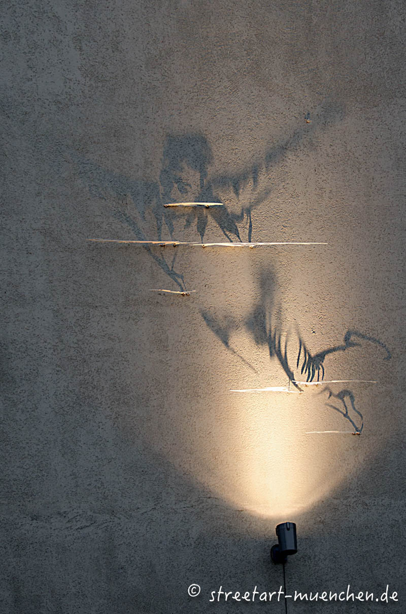 Fliegender Mann – Denkmal/Kunstwerk in München