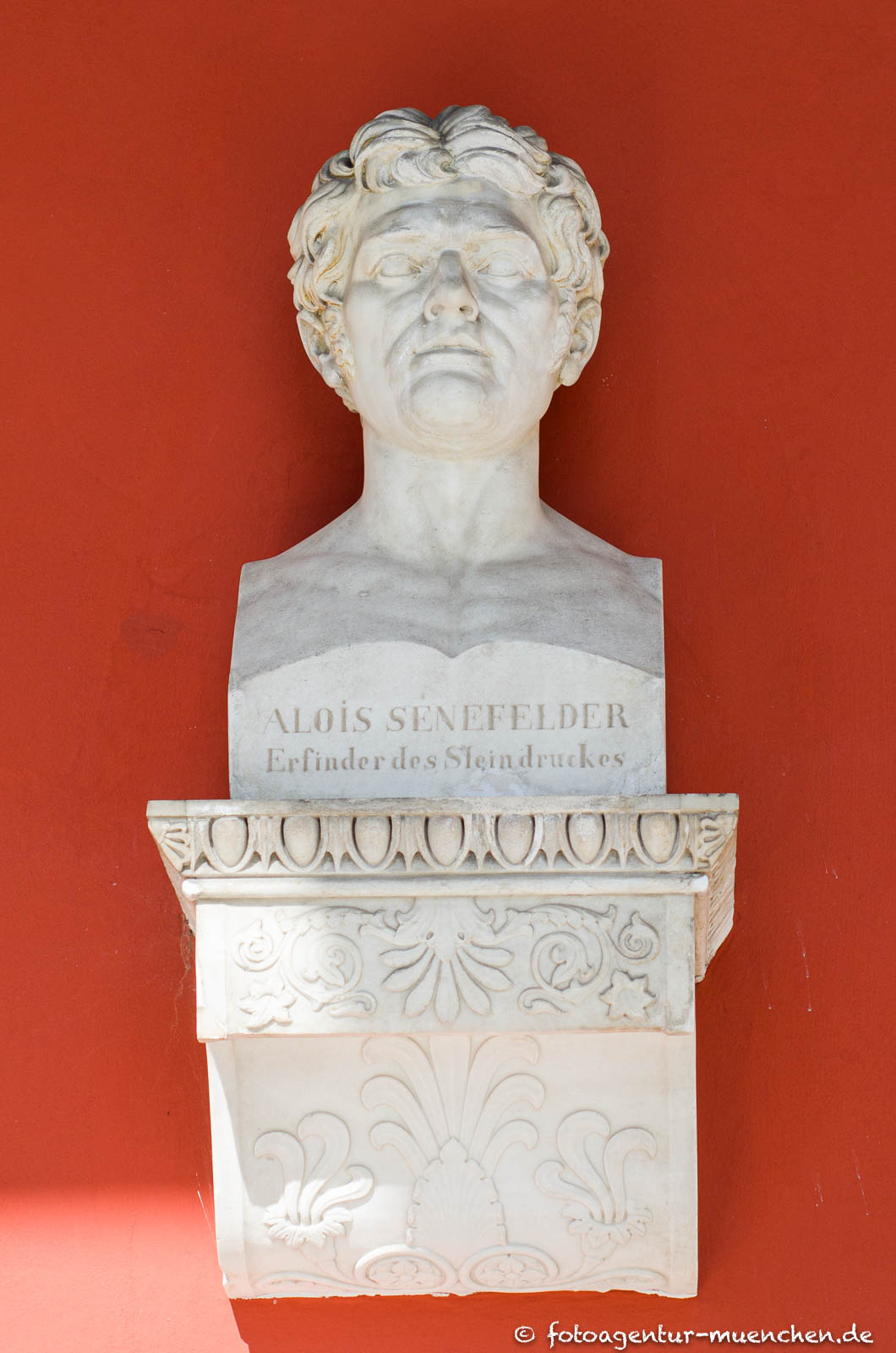 Alois Senefelder – Denkmal/Kunstwerk in München