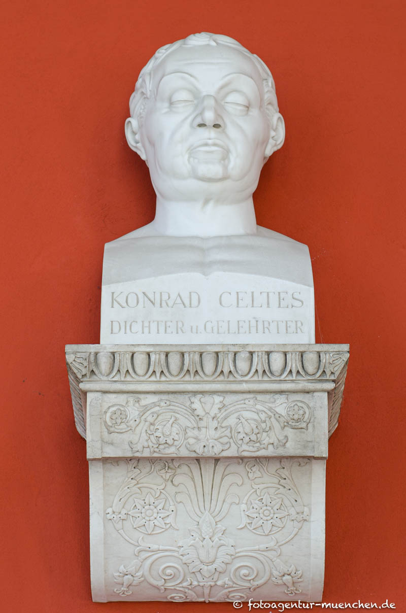 Konrad Celtis - Schönlaub Fidelis, Knüsel Alphonse – Denkmal/Kunstwerk in München