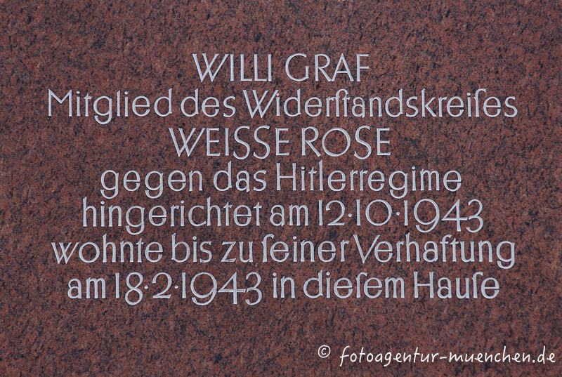Gedenktafel für Graf Willi