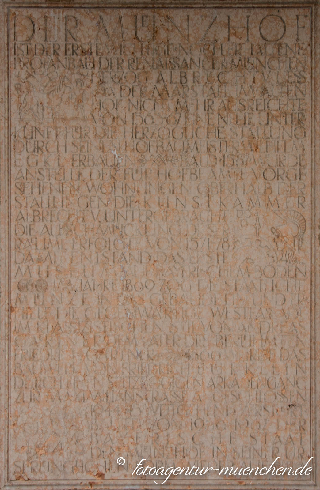 Gedenktafel - Alte Münze