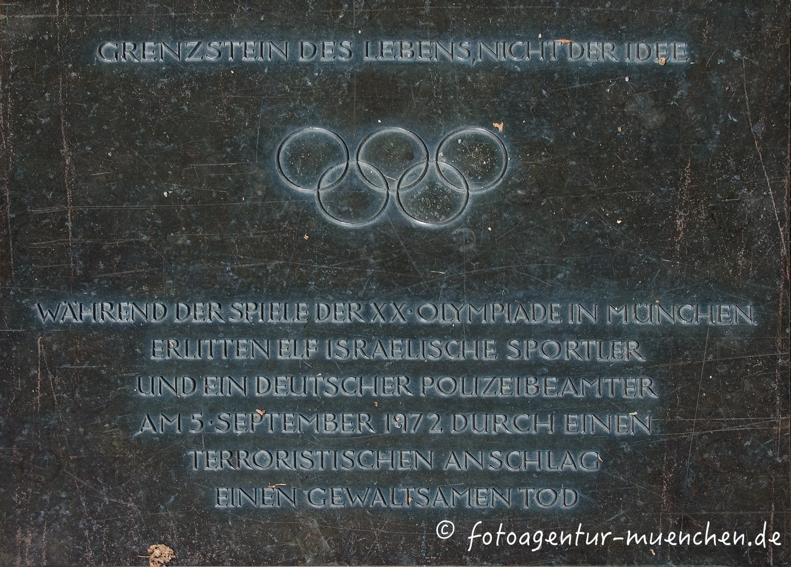 Gedenktafel - Olympia-Attentat