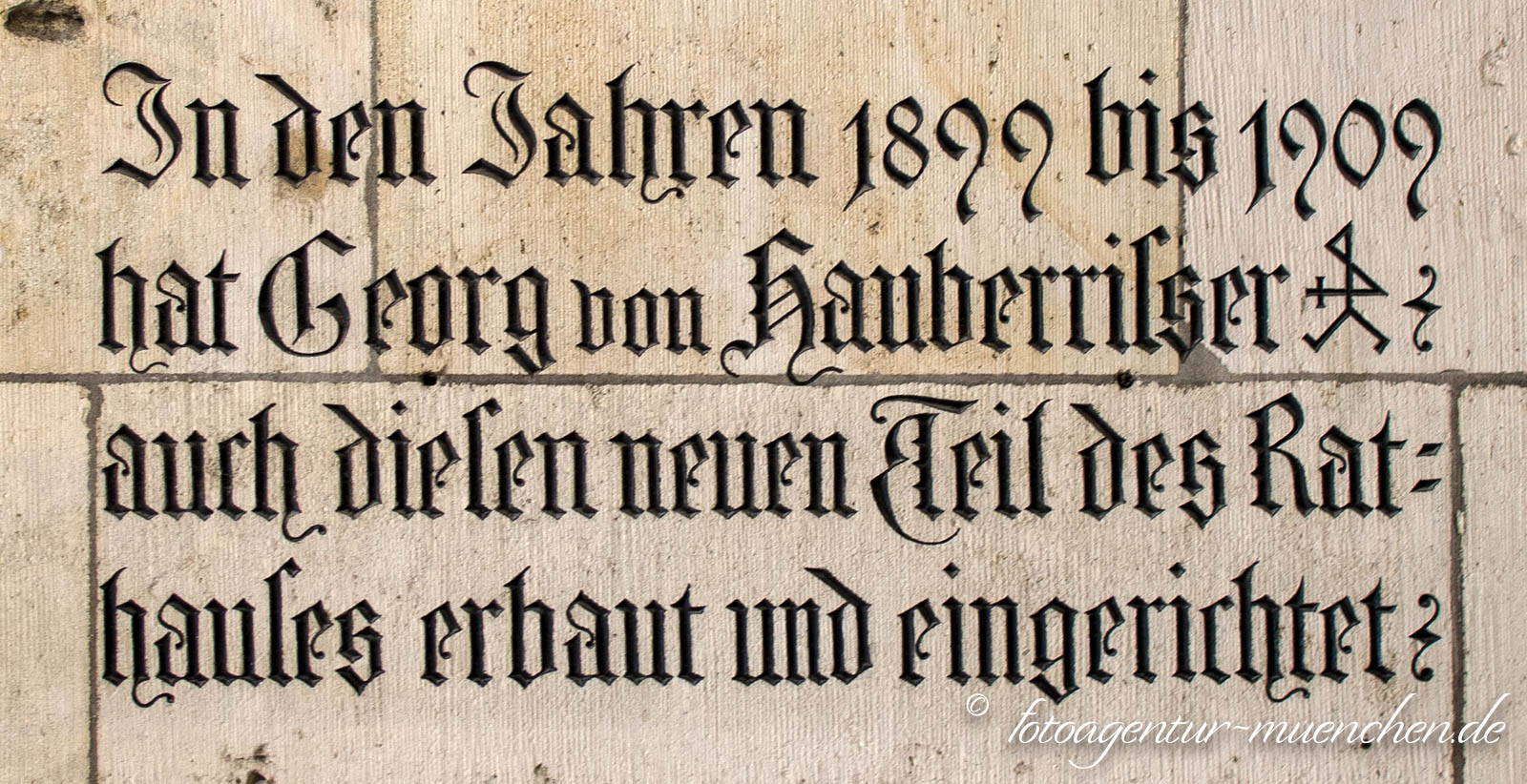 Gedenktafel - Neues Rathaus
