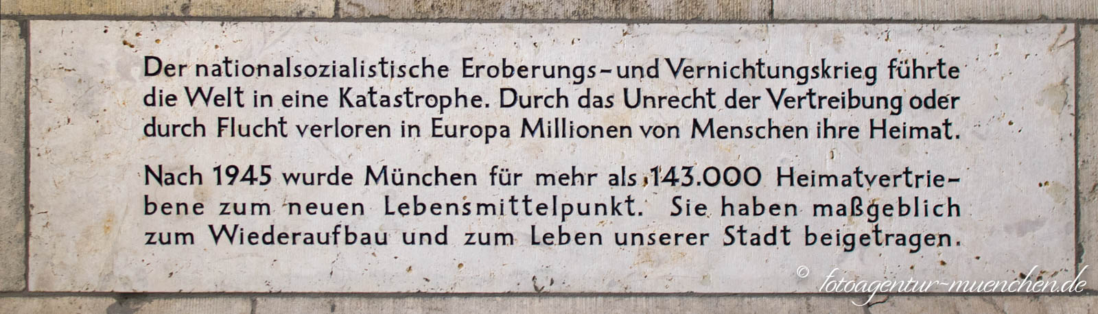Inschrift - Neues Rathaus