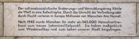 Gerhard Willhalm – Inschrift - Neues Rathaus