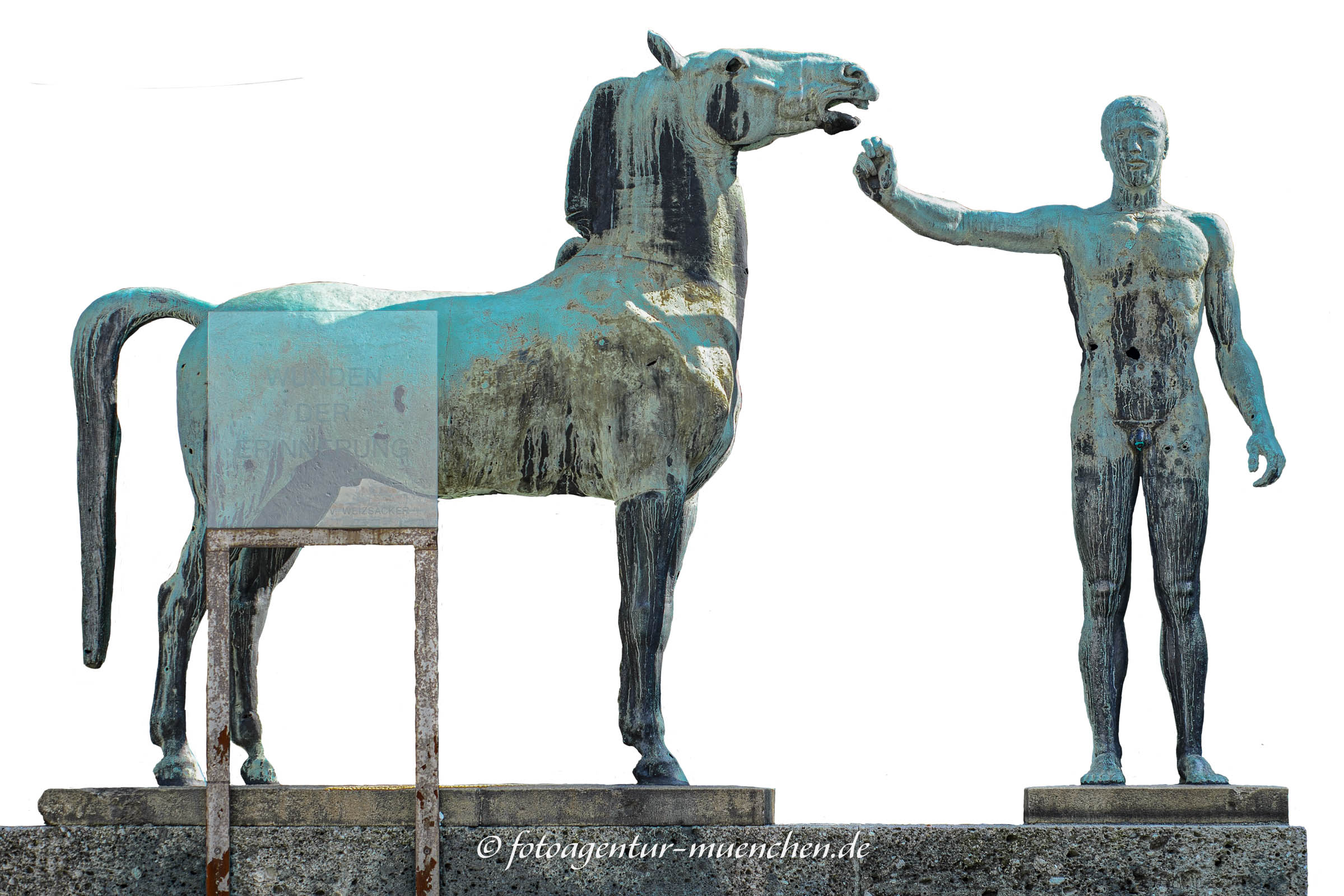 Bronzeskulptur »Rosselenker«