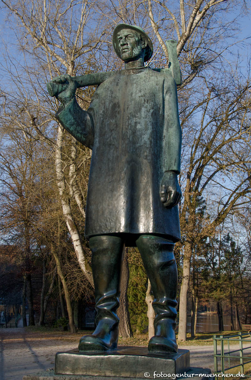 Der Isarflößer - Koelle Fritz – Denkmal/Kunstwerk in München
