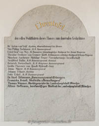 Ehrentafel - Münchestift