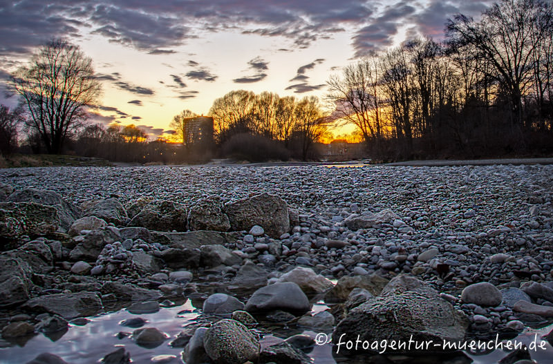 Abendstimmung am Flaucher