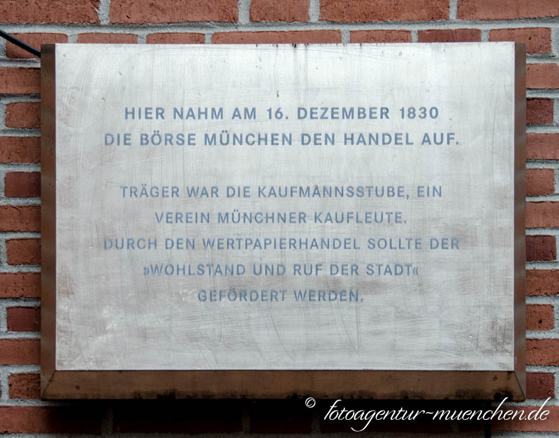 Börse – Denkmal/Kunstwerk in München