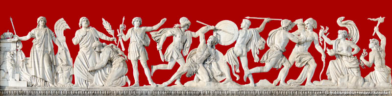 Kampfszene aus dem Bürgerkrieg - Schwanthaler Ludwig von – Denkmal/Kunstwerk in München