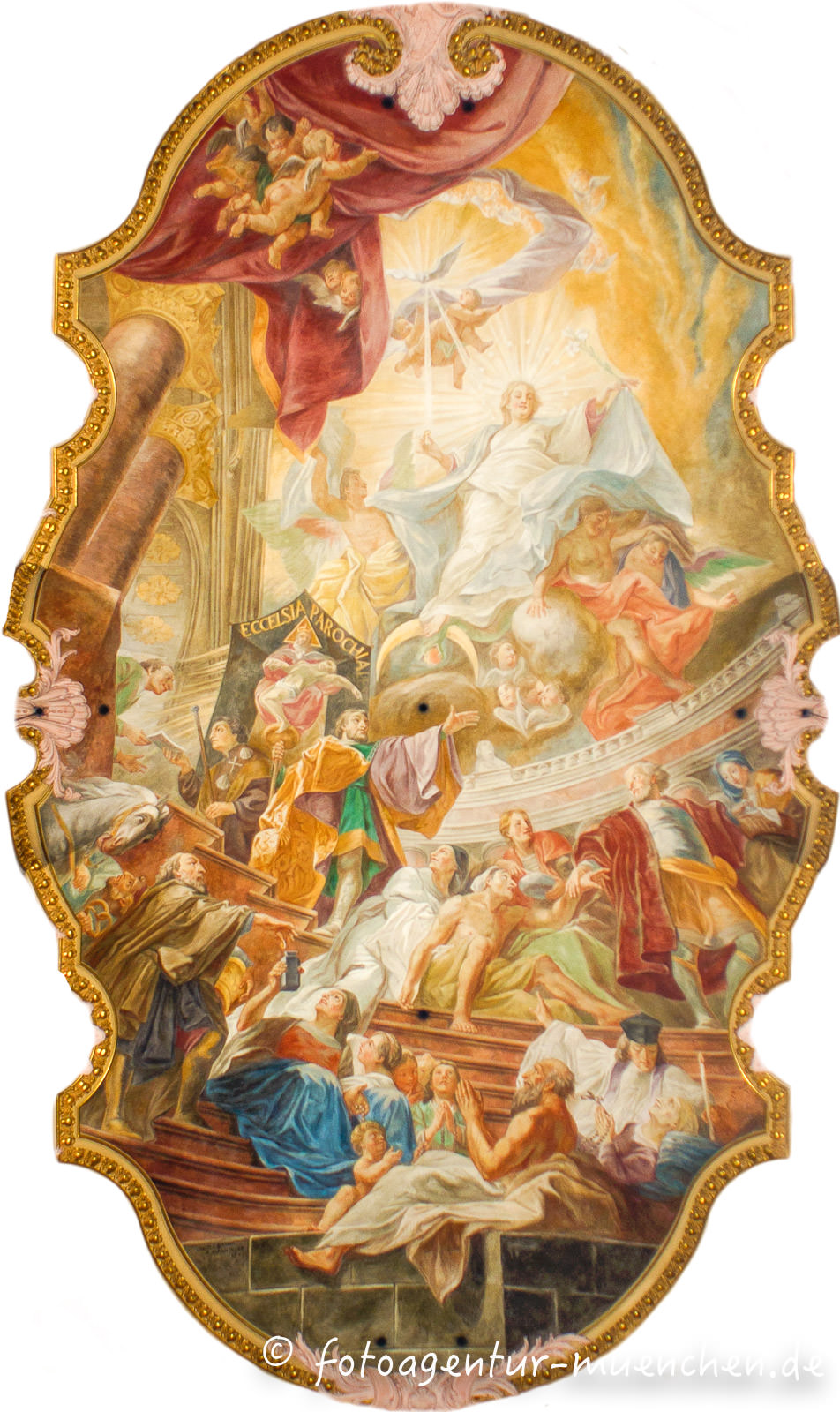 Deckenfresko - Heilig-Geist-Kirche