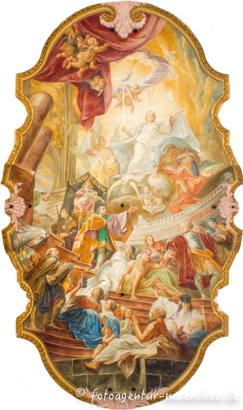 Deckenfresko - Heilig-Geist-Kirche