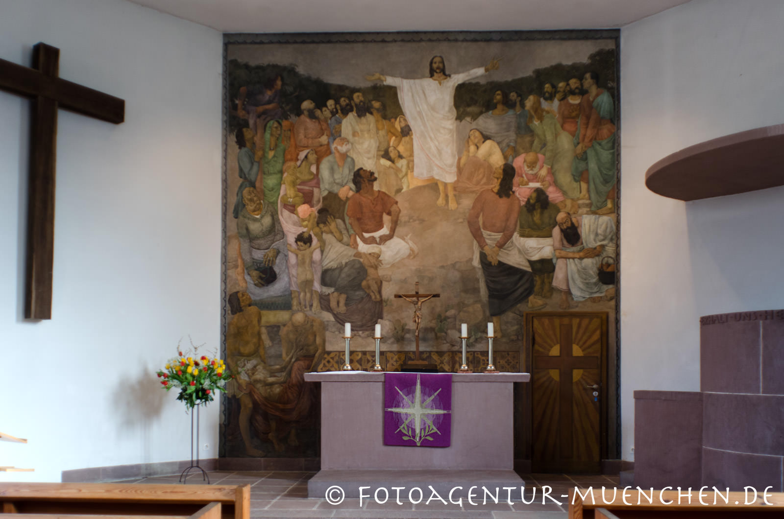 Altarfresko Thomaskirche Grünwald