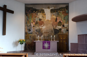 Altarfresko Thomaskirche Grünwald