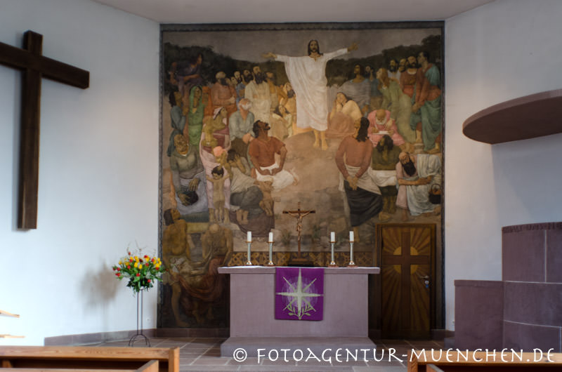 Altarfresko Thomaskirche Grünwald