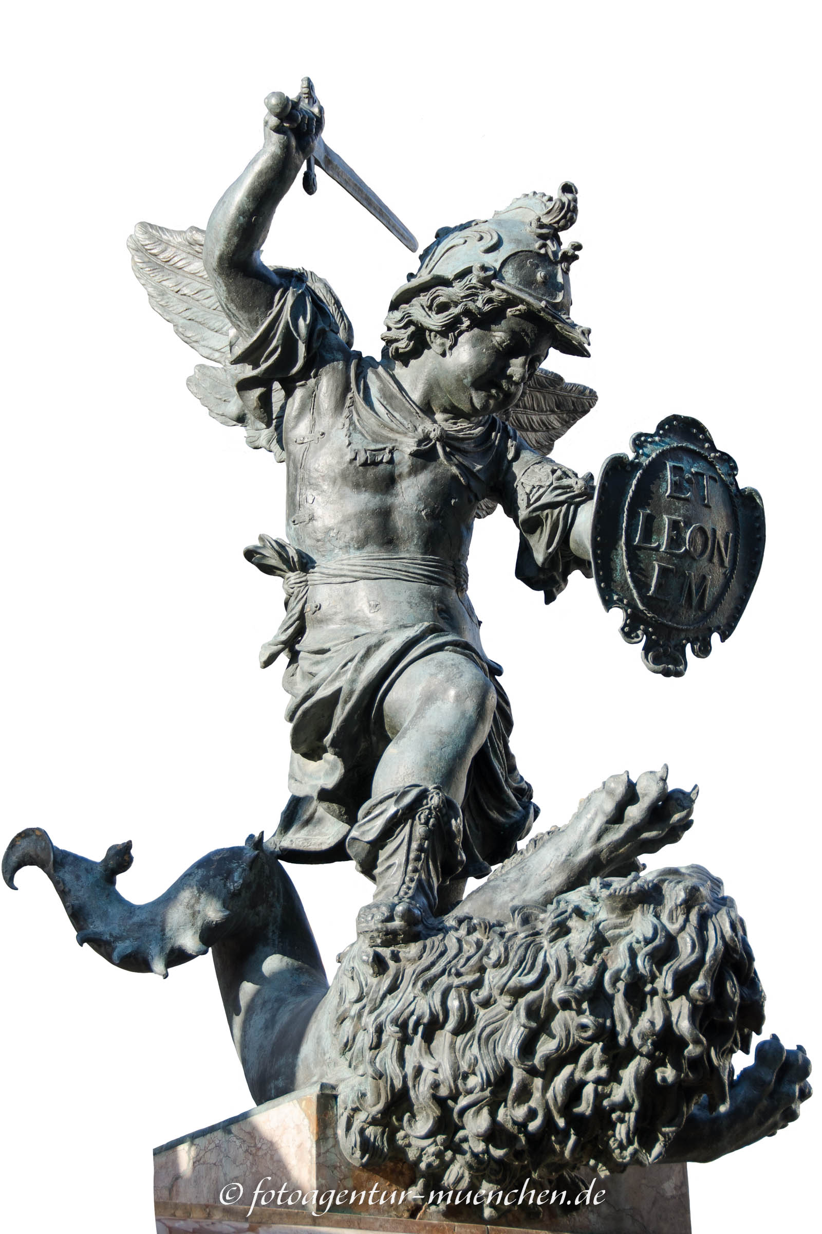 Mariensäule - Putti mit Löwe