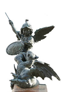 Mariensäule - Putti mit Drache
