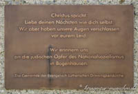 Gedenktafel - Jüdische Bevölkerung