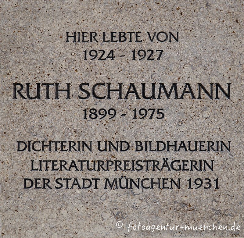 Ruth Schaumann – Denkmal/Kunstwerk in München