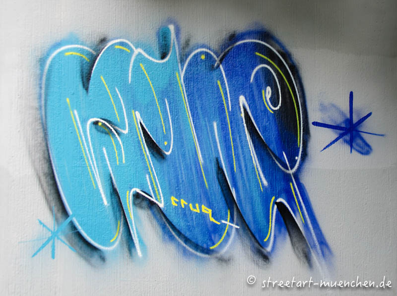 Graffiti an der S-Bahnstation Solln