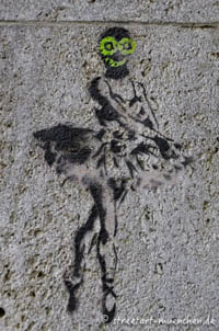 Stencil - Tänzerin