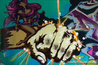 Graffiti - Brudermühlbrücke