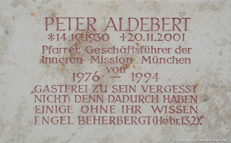 Gedenktafel für Peter Aldebert – Denkmal/Kunstwerk in München