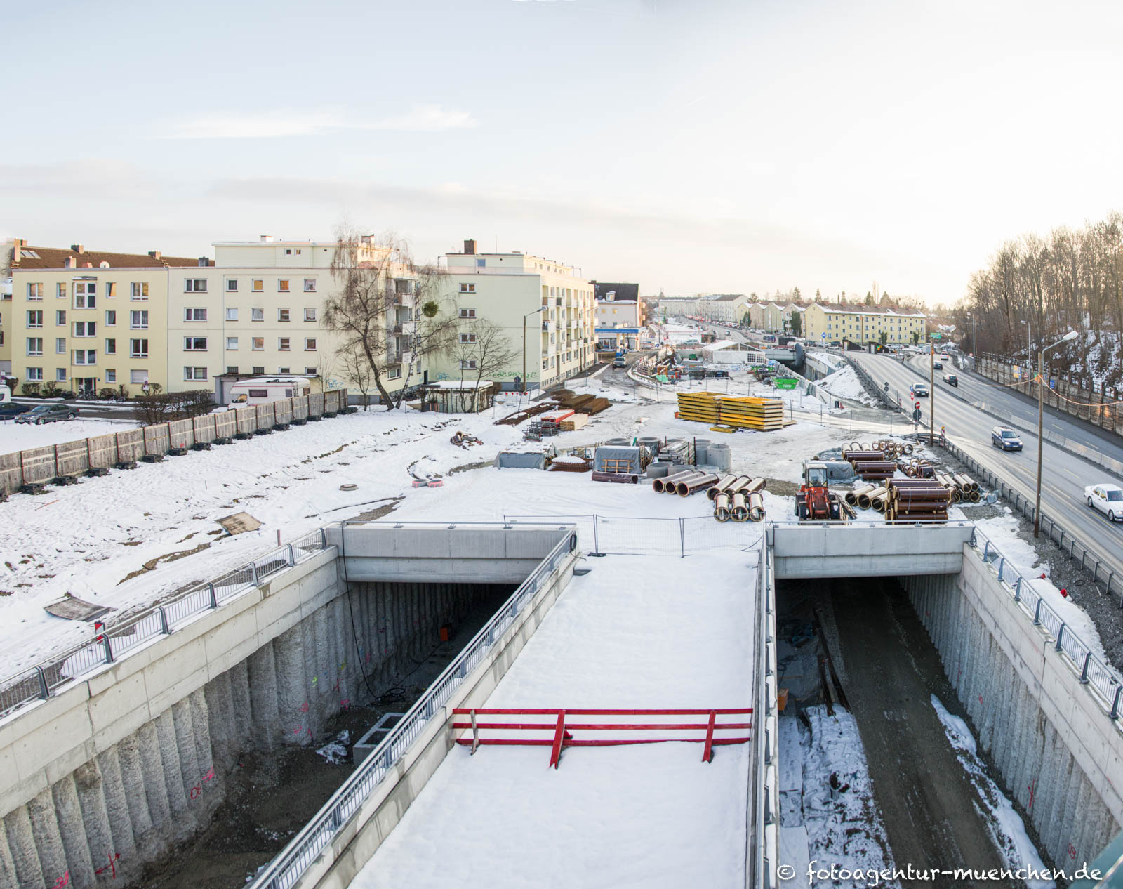 Tunnelbaustelle 