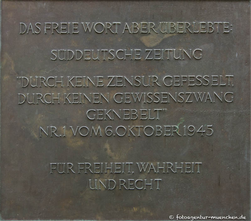 Süddeutsche Zeitung - Reidel Karl – Denkmal/Kunstwerk in München