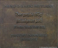 Gerhard Willhalm – Gedenktafel - Zeitschriften im Dritten Reich