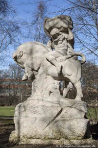 Kraft (Herkules auf Stier)
